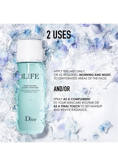 dior life fresh reviver sorbet water mist